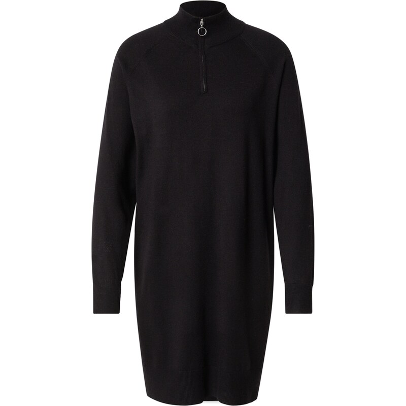 VERO MODA Úpletové šaty VMHAPPINESS černá 101260082