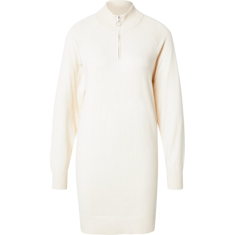 VERO MODA Úpletové šaty VMHAPPINESS béžová 101260083