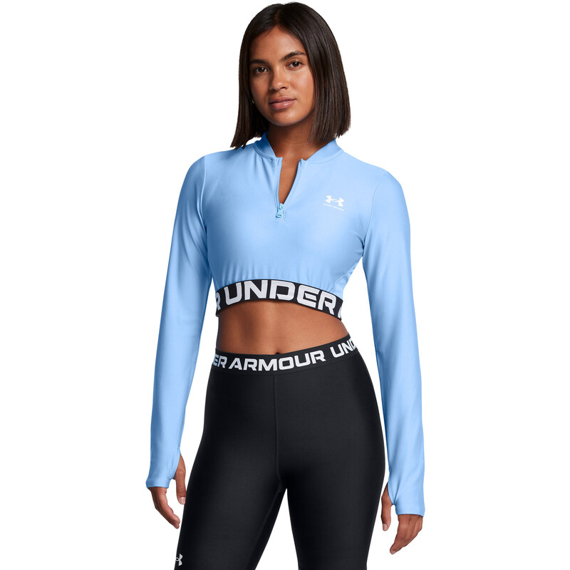 Dámské tričko Under Armour HeatGear Rib 1/4 Zip LS