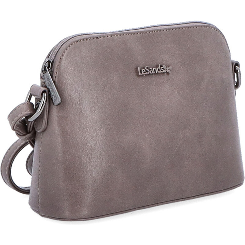 Kabelka ze syntetické kůže crossbody Le Sands taupe 7710 T