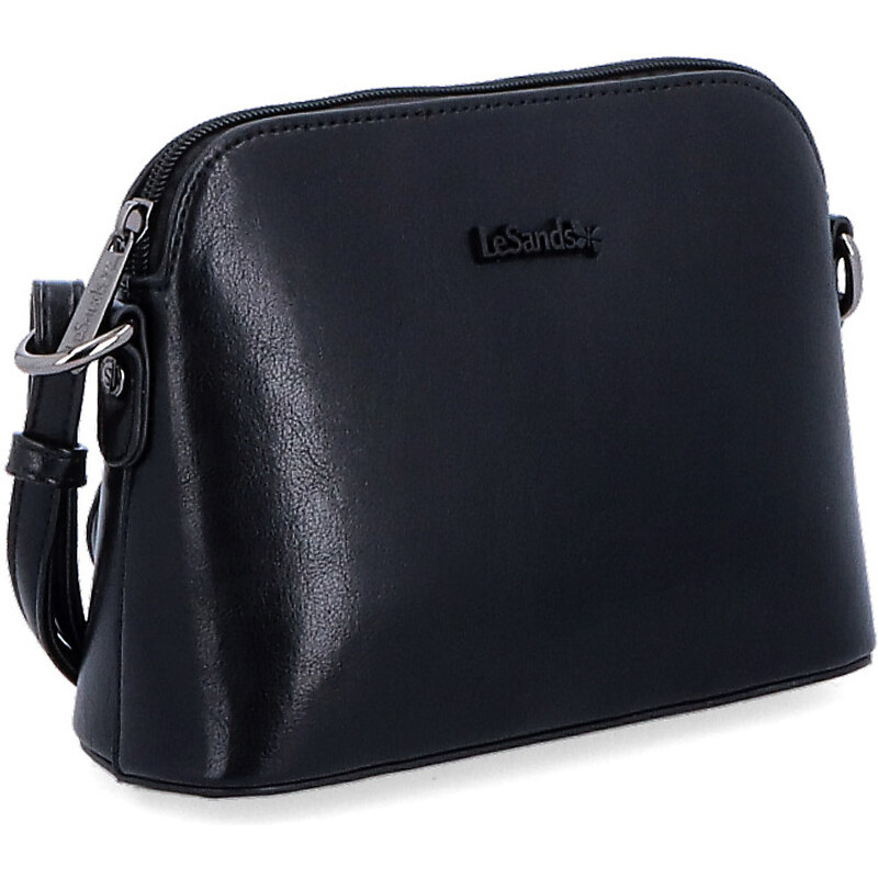 Kabelka ze syntetické kůže crossbody Le Sands černá 7710 C 106554825