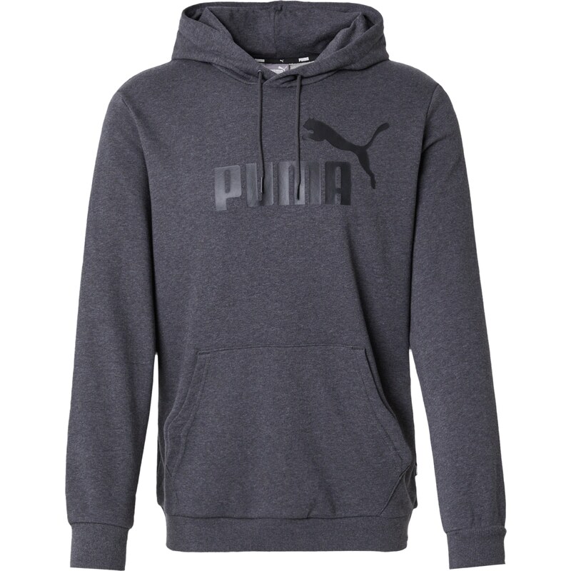PUMA Sportovní mikina Essentials šedá / tmavě šedá
