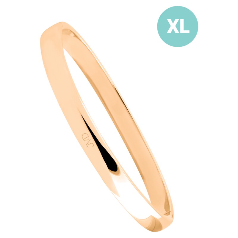 JVD Dámský ocelový rose gold náramek pevný JGB6RXL