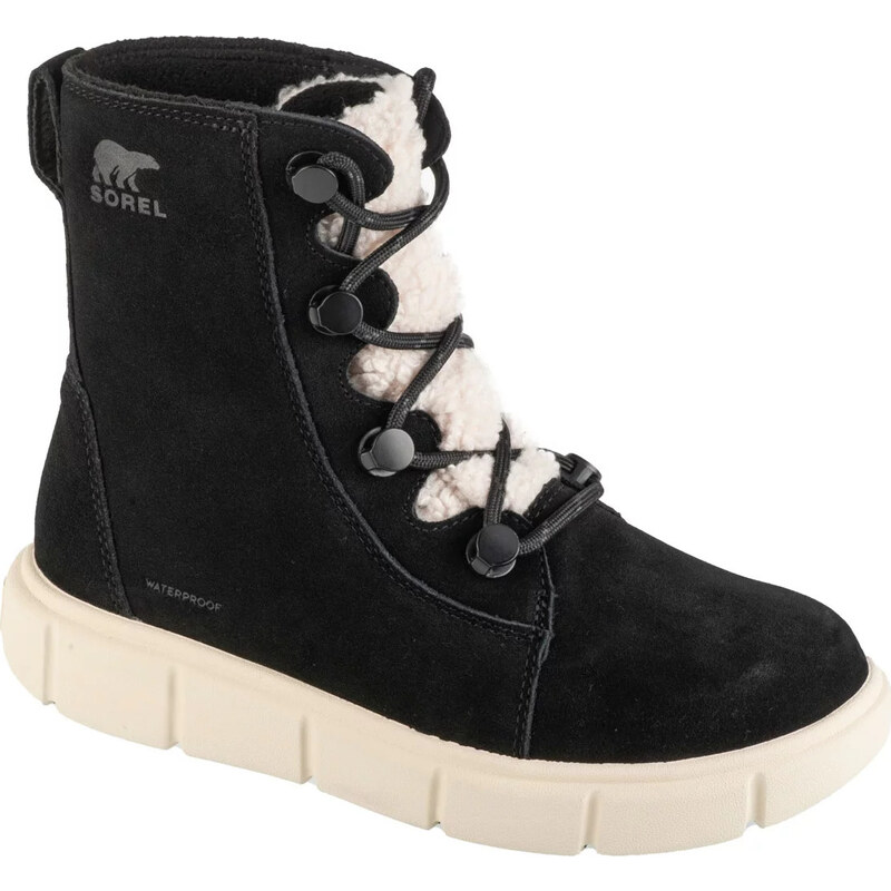 BASIC Černé dámské zimní kotníkové boty Sorel Explorer III Joan