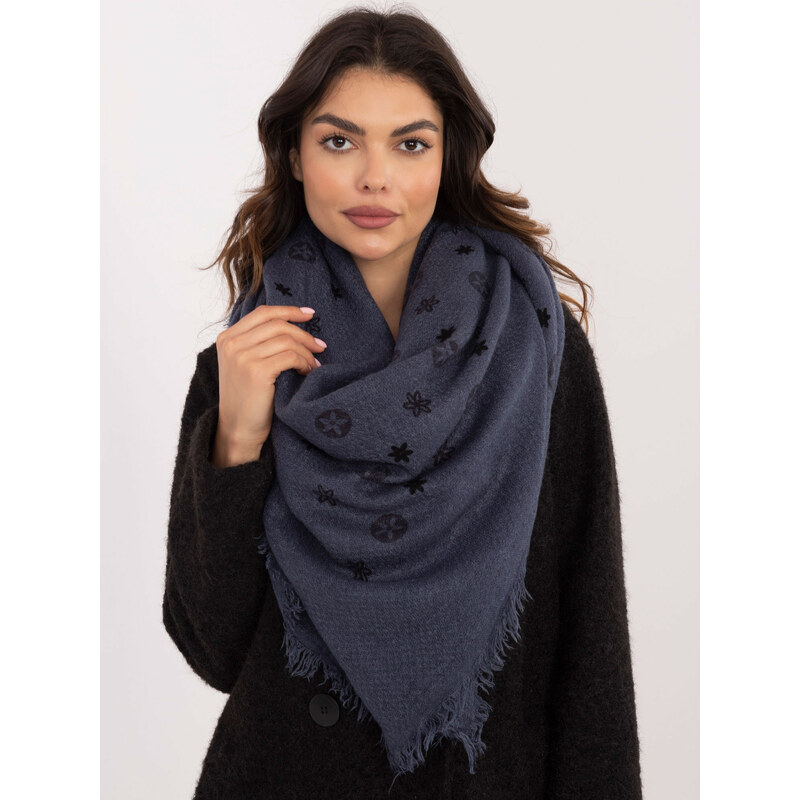 Factory Price Scarf-AT-SZ-23504.93P-navy blue