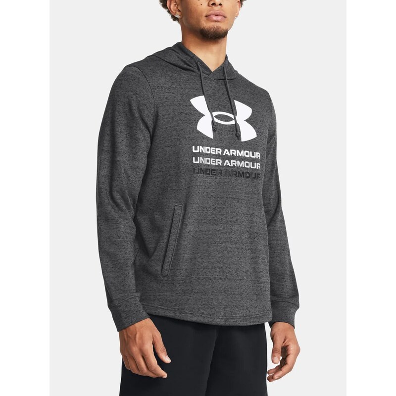 Pánská mMikina Under Armour Rival Terry Graphic Hood