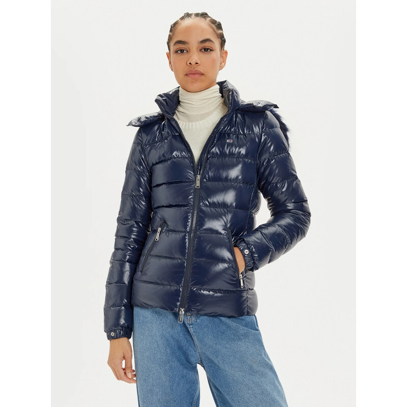 Tommy Jeans dámská modrá bunda