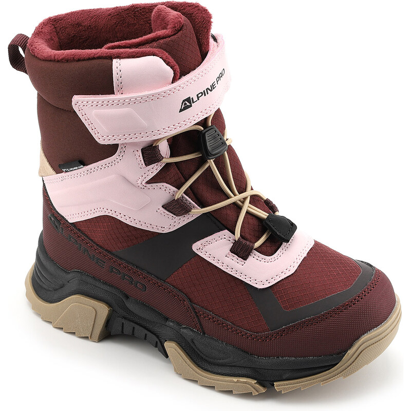 Dětská zimní obuv s membránou ptx ALPINE PRO NERO růžová / fialová 29 109417100