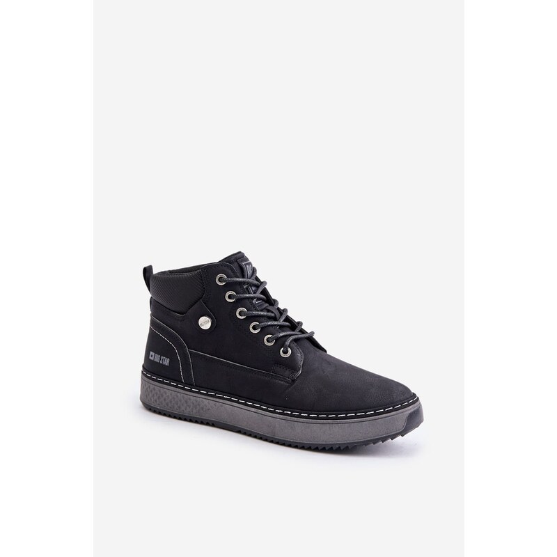 BIG STAR SHOES Šněrovací Pánské Kotníkové Boty Big Star Hi-Poly