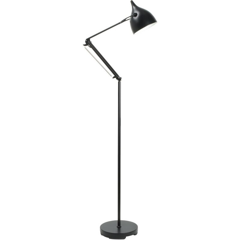 Černá stojací lampa Zuiver Reader