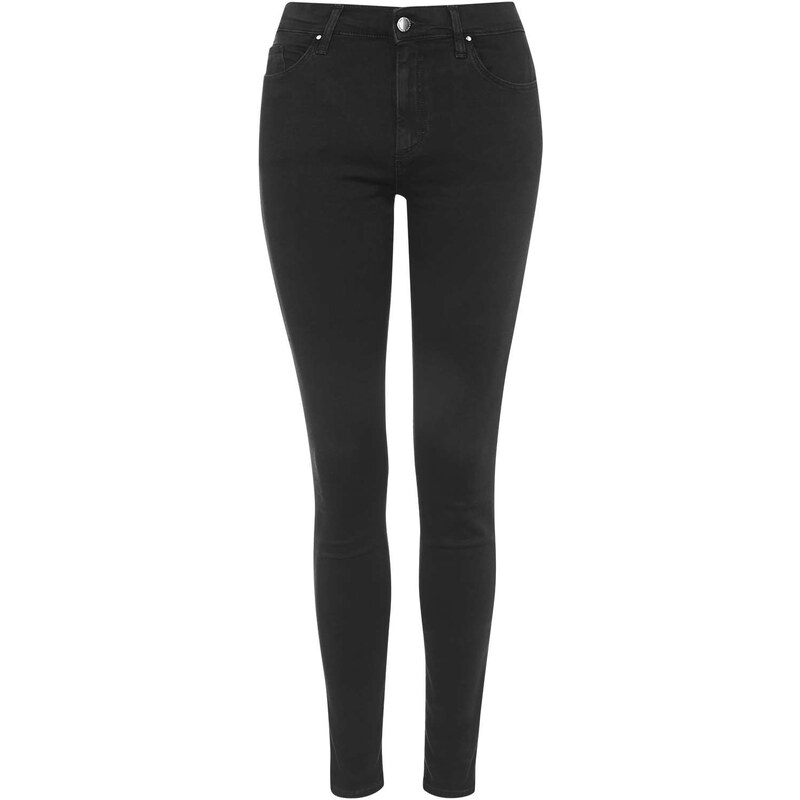 Topshop MOTO Washed Black Leigh Jeans