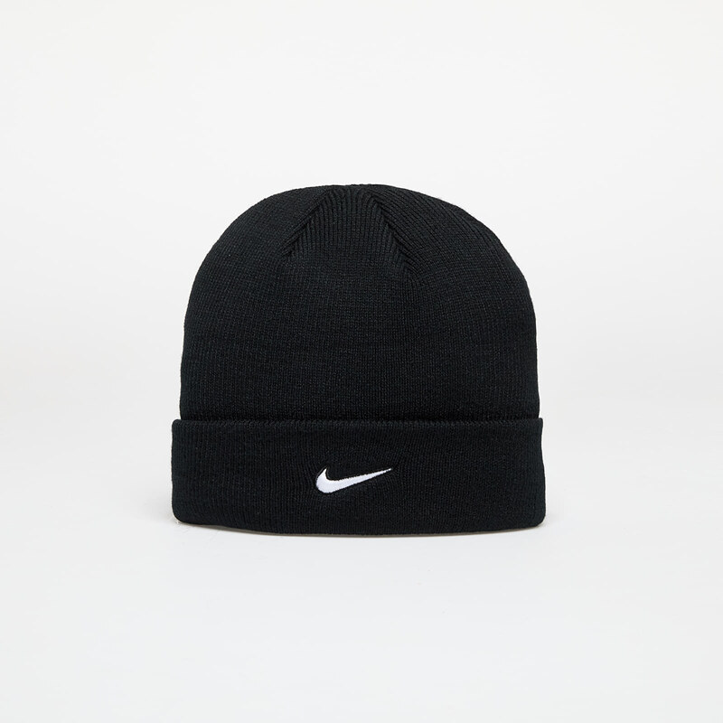 Čepice Nike Terra Swoosh Beanie Black/ White Universal