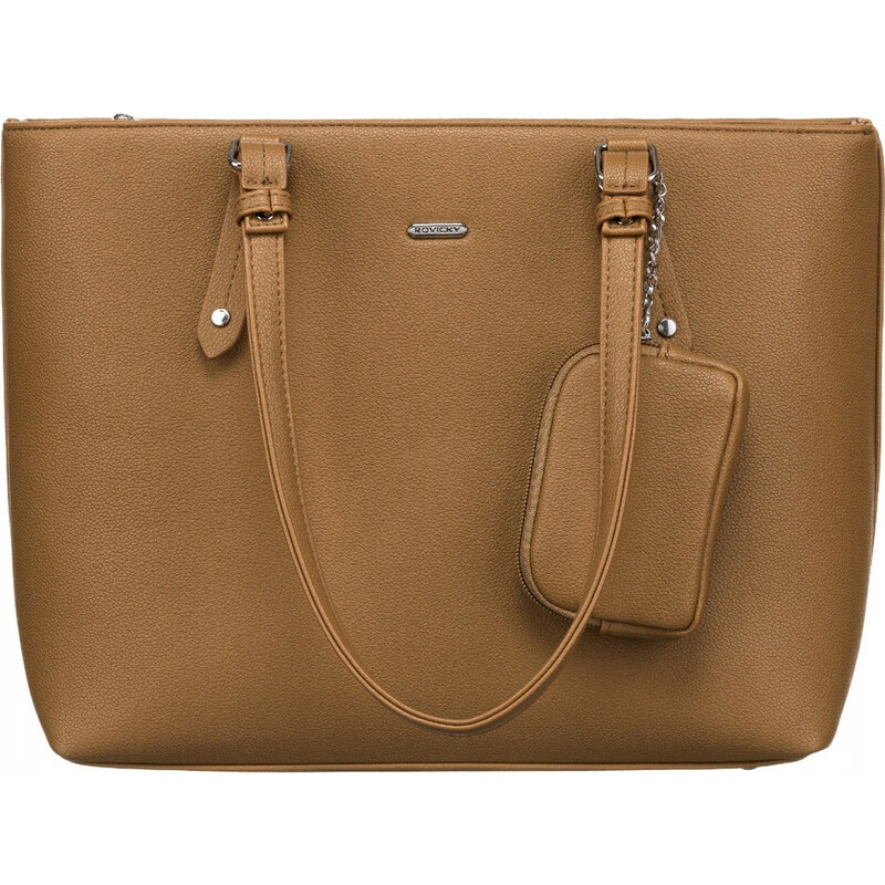 Rovicky hnědá shopper kabelka s přídavnou kapsičkou 94604516