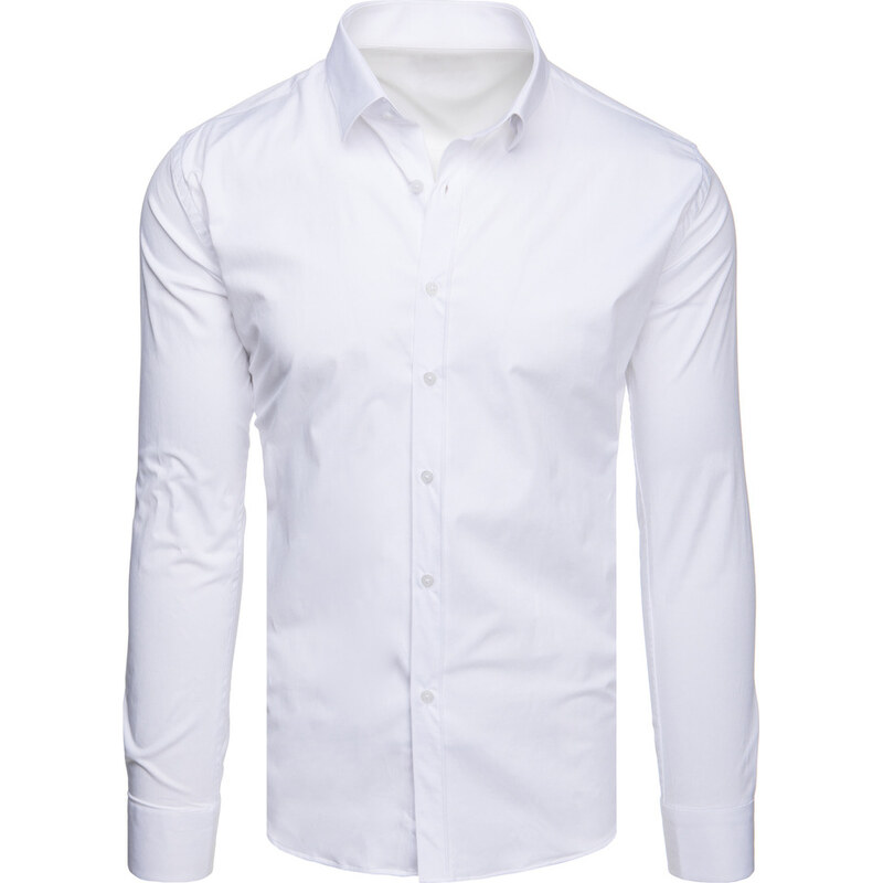BASIC Elegantní bílá pánská košile