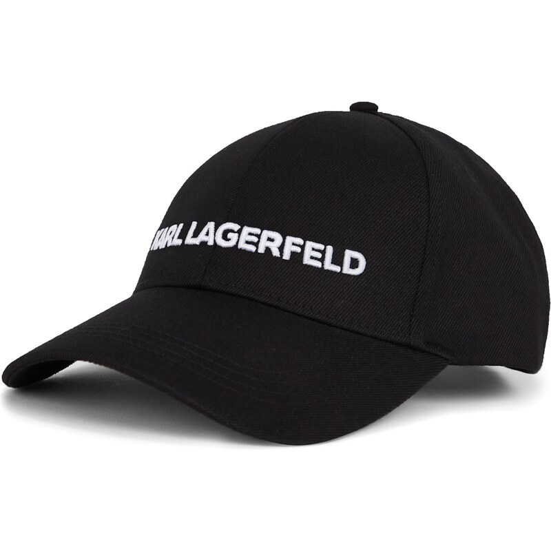 Karl Lagerfeld Kšiltovka ESSENTIAL černá / bílá 101613599