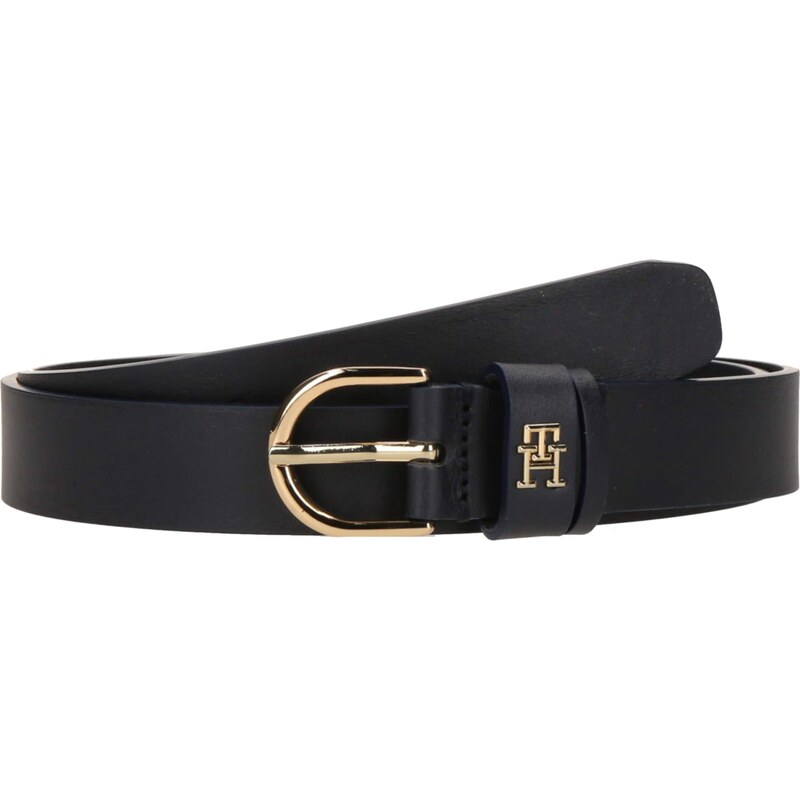 TOMMY HILFIGER Opasek Essential Effortless noční modrá / zlatá