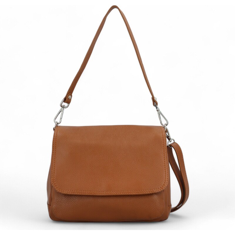 Delami Vera Pelle Stylová dámská kožená crossbody kabelka Keolla