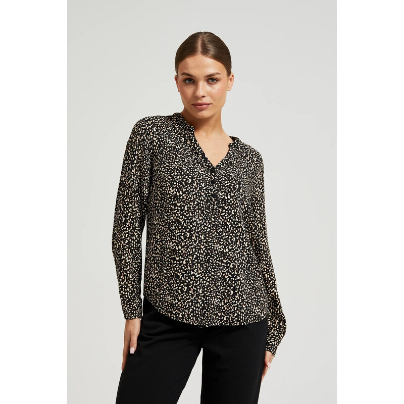 Marisse Womens Shirt Z-Ko-4509 Black
