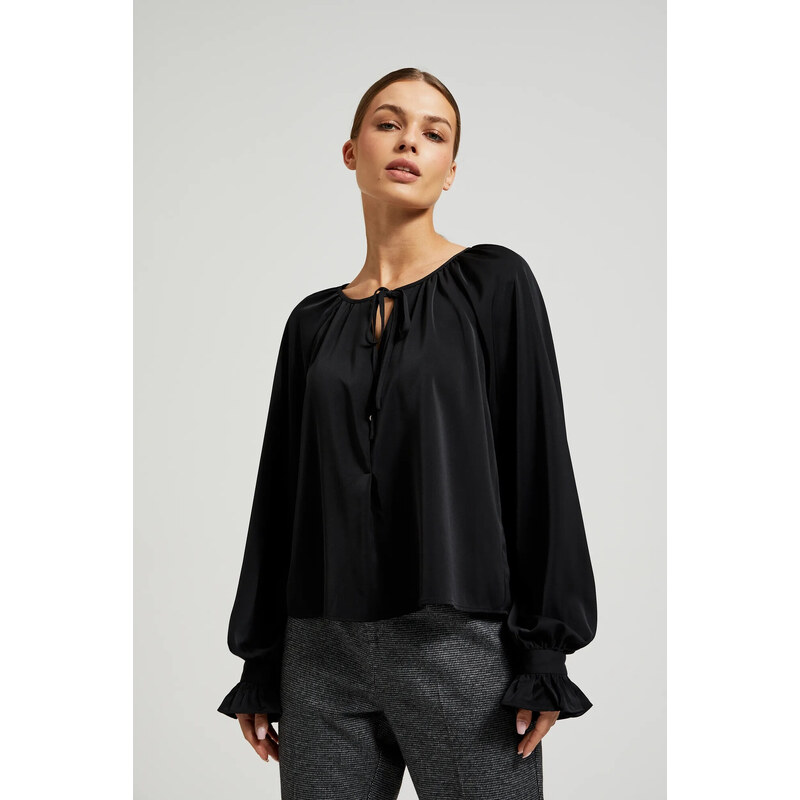 Marisse Womens Shirt Z-Ko-4521 Black
