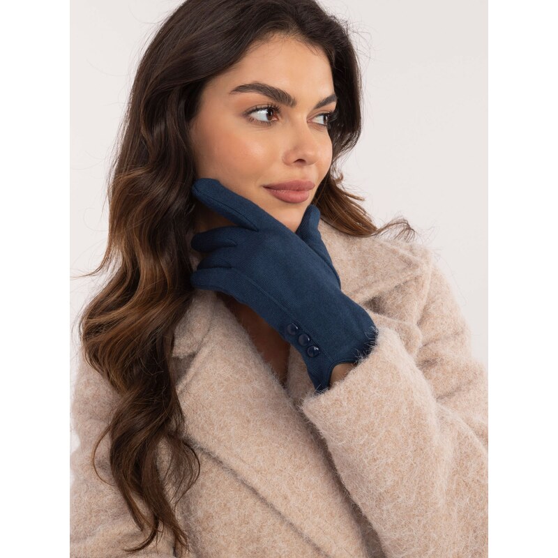 Wool Fashion Italia Gloves-AT-RK-239503.31-marine