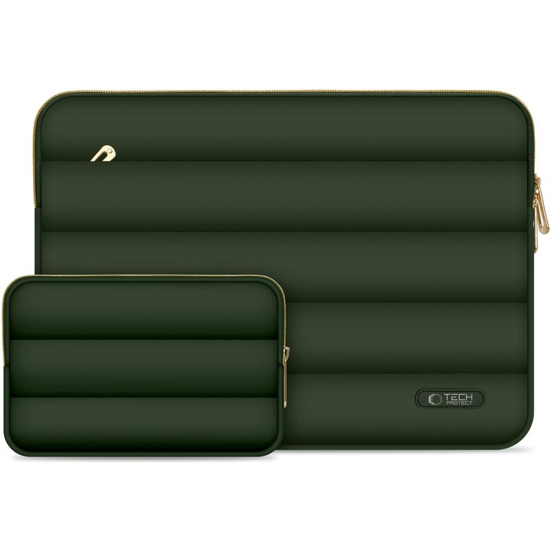 Pouzdro na notebook - Tech-Protect, 15-16 Puffy Army Green 101649767