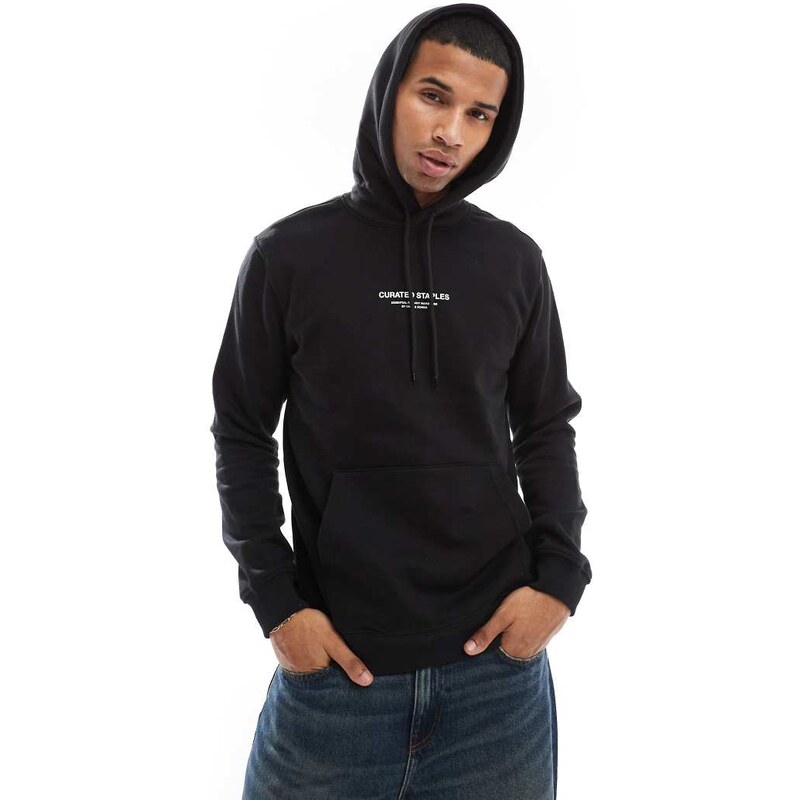 ONLY & SONS curated hoodie in black