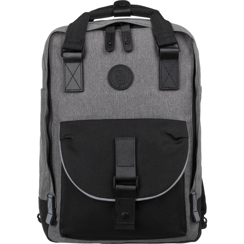BASIC LuluCastagnette šedý stylový batoh NANO Šedá 85876940