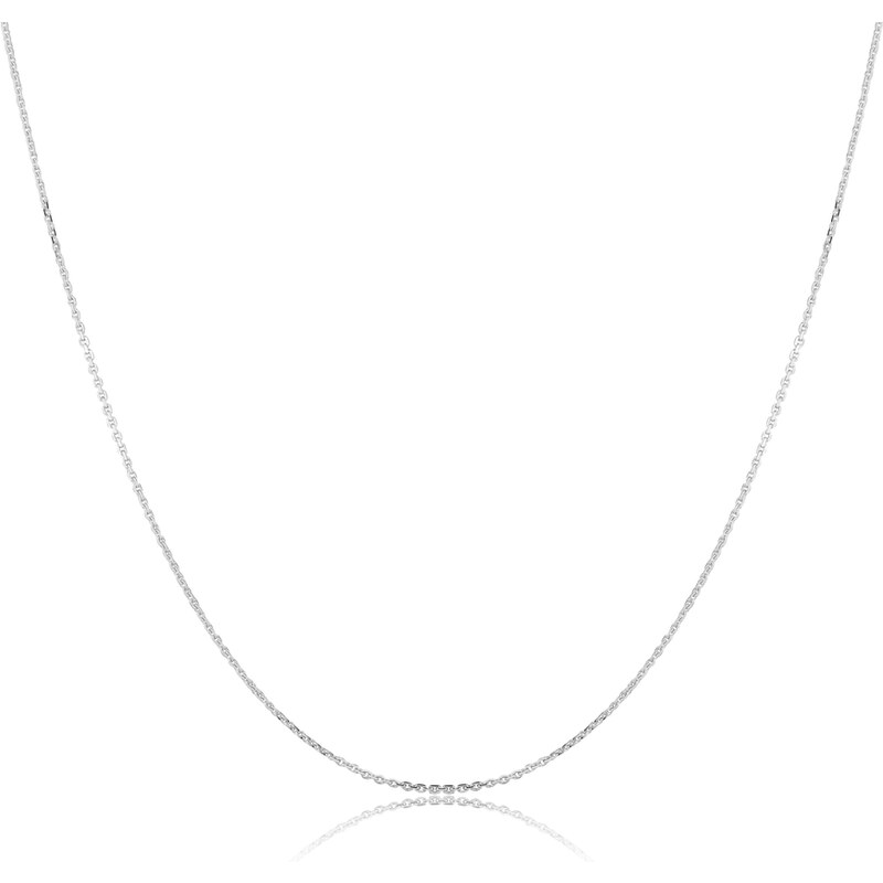 JVD Dámský zlatý řetízek z bílého zlata přívěskový ryz. 585/1000 110054340