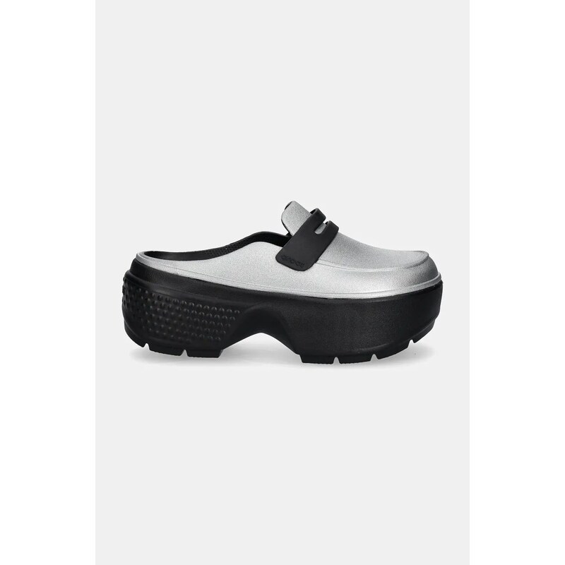 Pantofle Crocs Stomp Metallic Loafer Clog