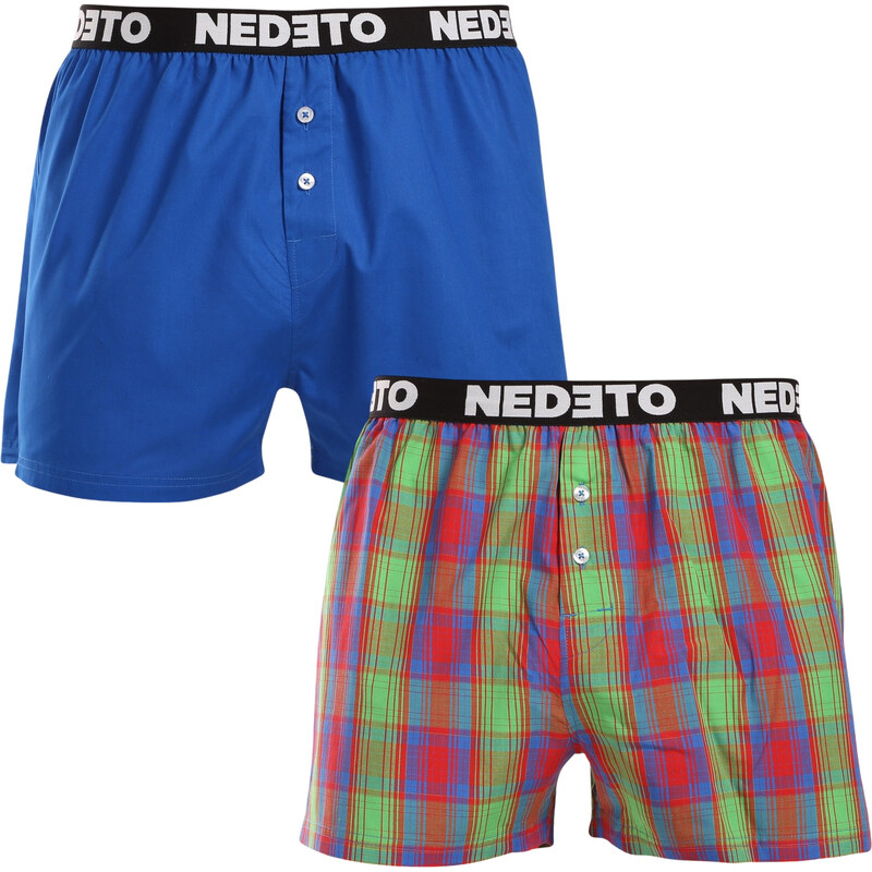 2PACK pánské trenky Nedeto vícebarevné (2NTC008) 108013407