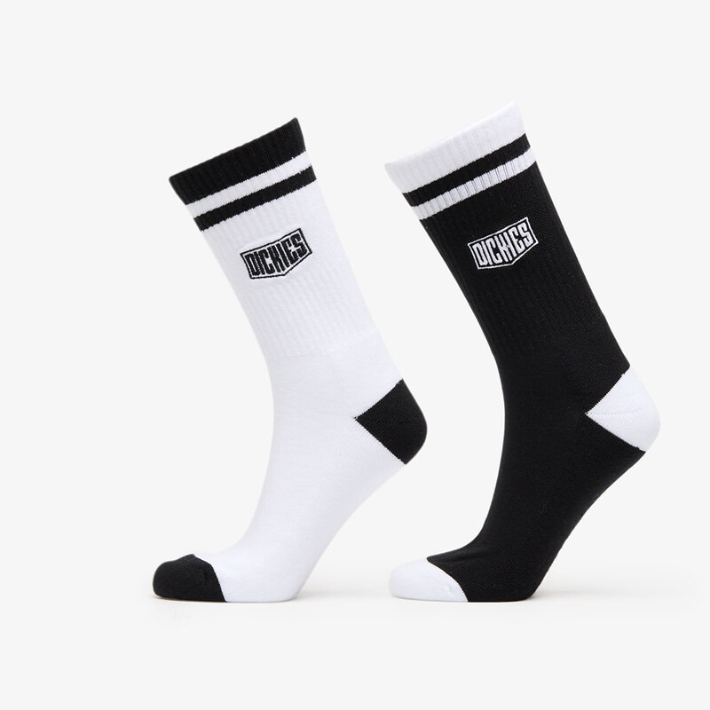 Ponožky Dickies Philipsburg Socks 2-Pack White/ Black S