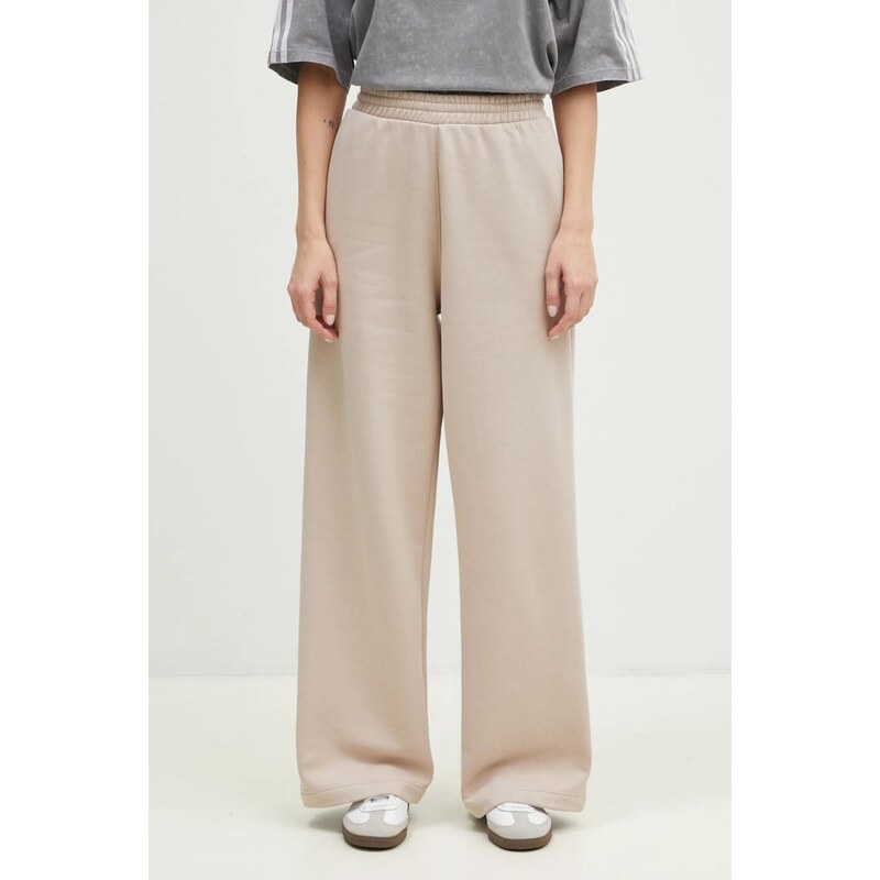 Tepláky adidas Originals Femme Galore Wideleg Fleece Pants