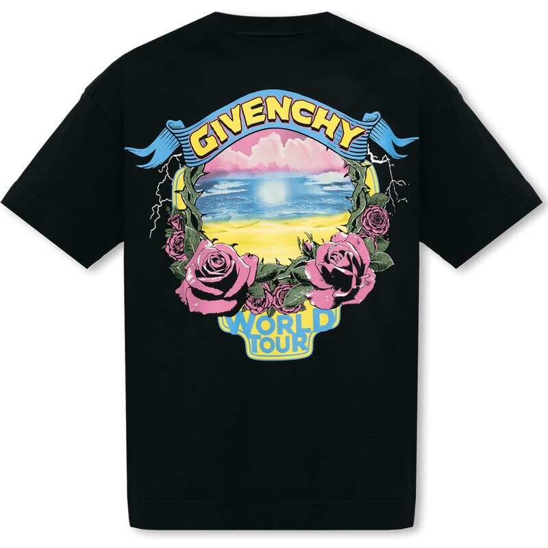 GIVENCHY World Tour Black tričko