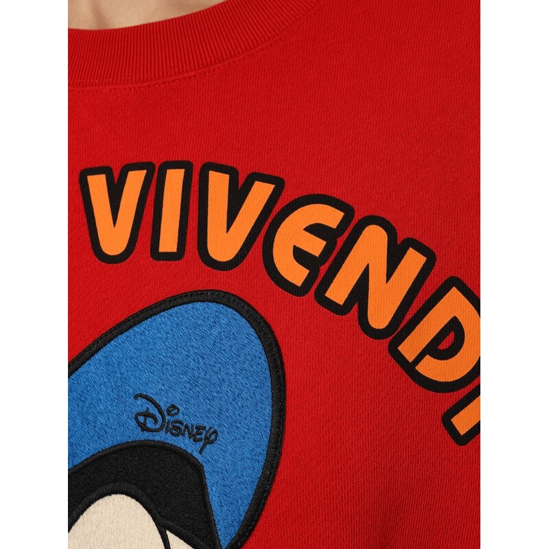GUCCI X DISNEY Donald Duck Red mikina