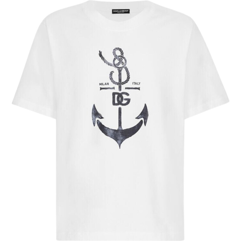 DOLCE & GABBANA Anchor White tričko