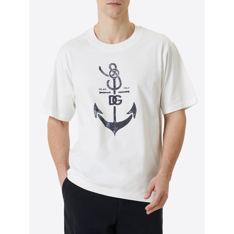 DOLCE & GABBANA Anchor White tričko