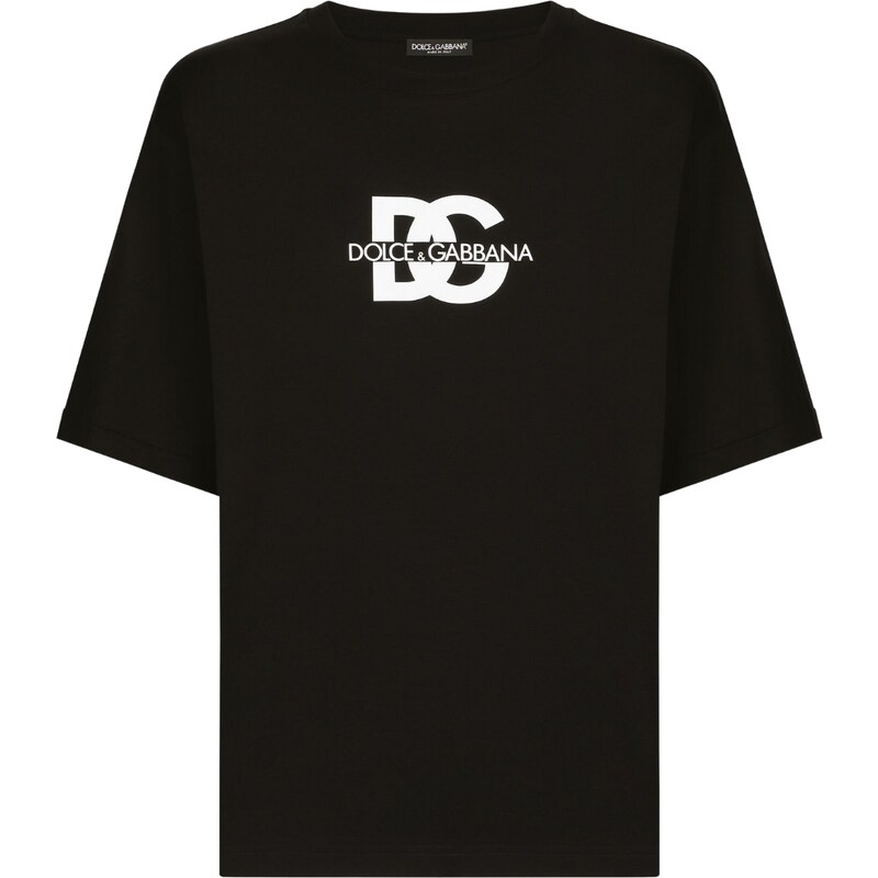 DOLCE & GABBANA DG Monogram Black tričko