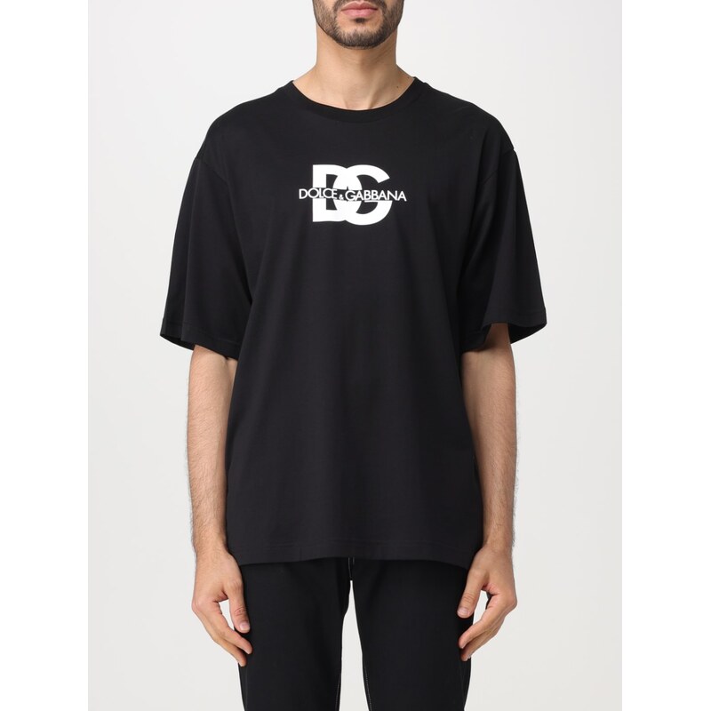 DOLCE & GABBANA DG Monogram Black tričko
