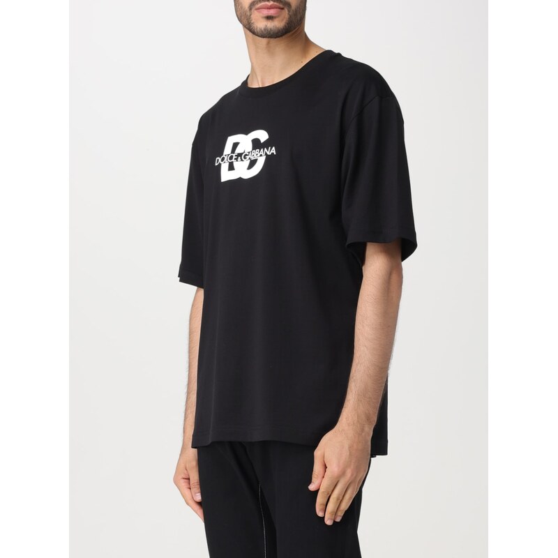 DOLCE & GABBANA DG Monogram Black tričko