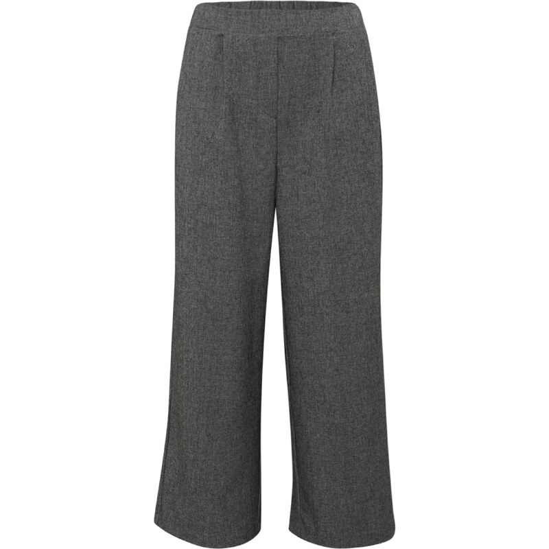 Vero Moda Tall Kalhoty se sklady v pase VMANNI černý melír 101770937