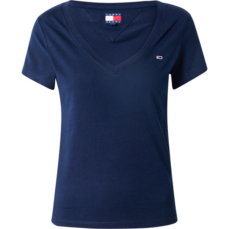 Tommy Jeans Tričko Low Slim tmavě modrá