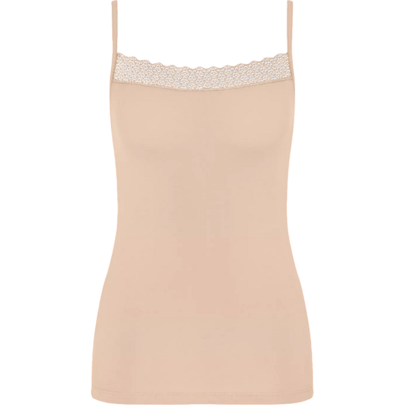 Dámské tílko Feel of Modal Spaghetti Top - YELLOW - sv. béžové 0026 - 113507376