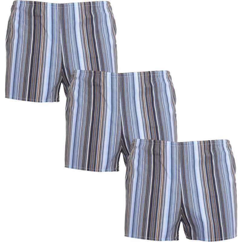 3PACK klasické pánské trenky Foltýn vícebarevné nadrozměr 3