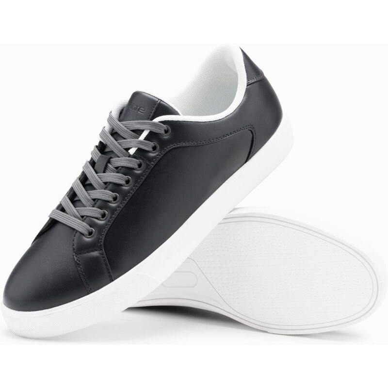 Ombre Classic mens sneaker shoes with high sole - graphite
