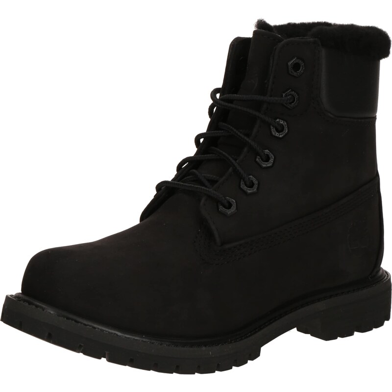TIMBERLAND Šněrovací kozačky černá