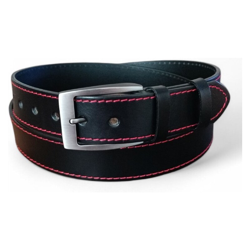 Pánský kožený opasek Penny Belts Fernando černý