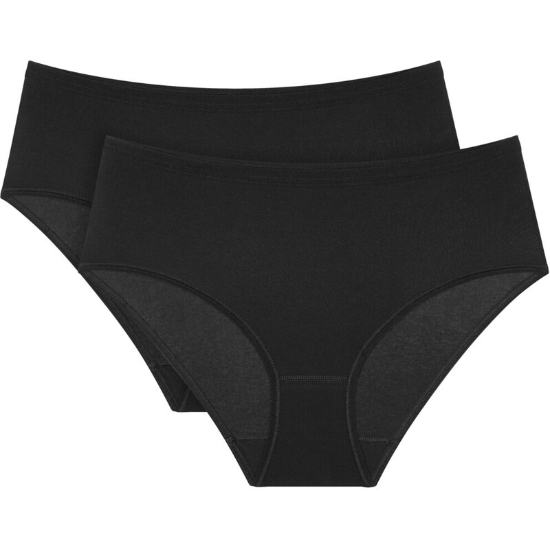 Dámské kalhotky TRIUMPH SENSE OF COTTON MIDI 2P BLACK