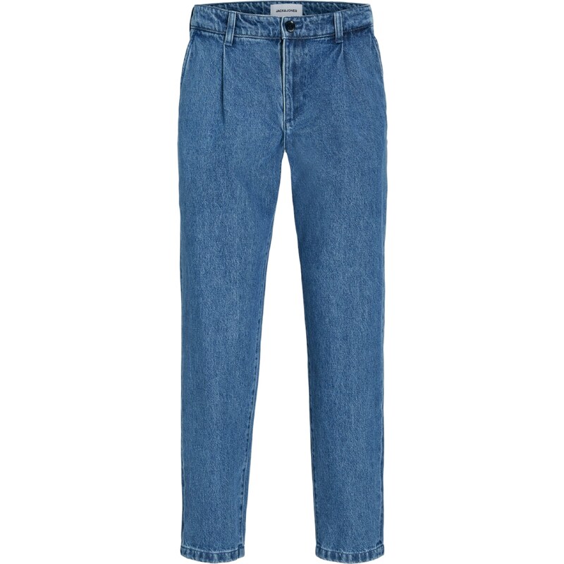 JACK & JONES Džíny se sklady v pase JJIBILL JJRICO modrá