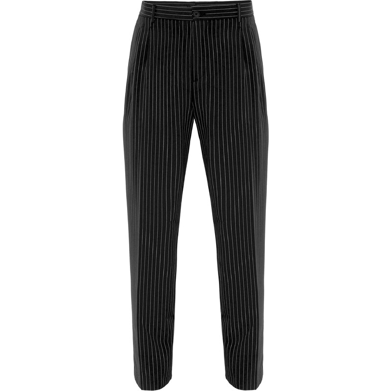 Antioch Kalhoty Trouser černá / bílá