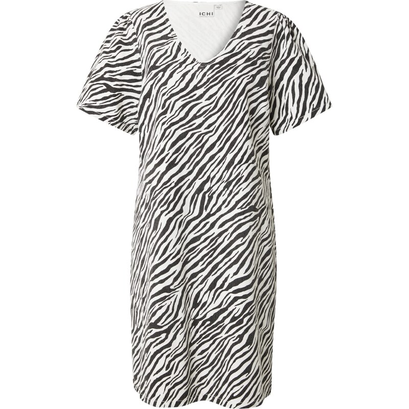 ICHI Šaty IH ZEBRA černá / bílá 109497469